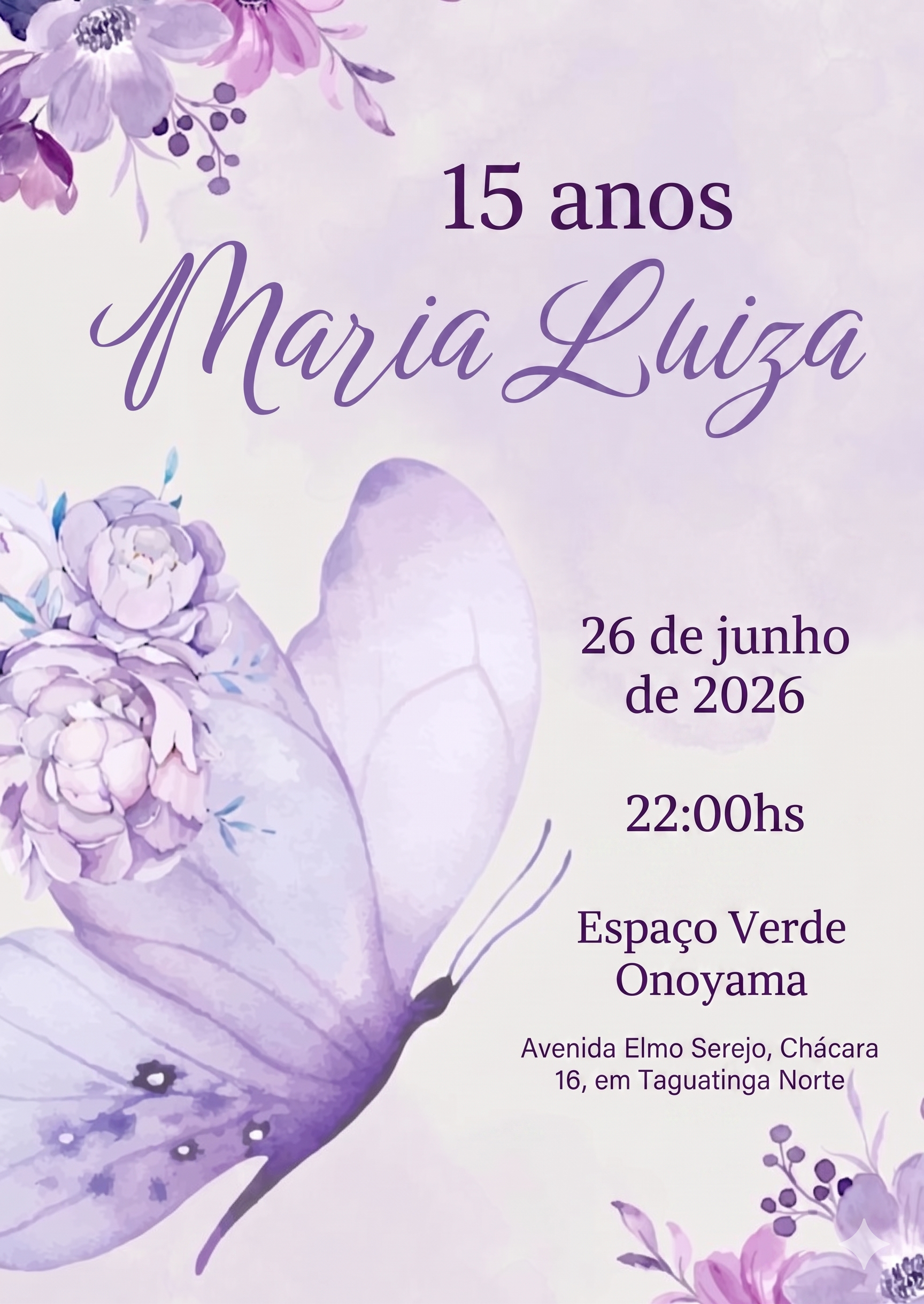 Convite Maria Luiza
